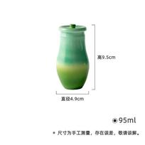 Gradient Ramp Emerald Green Tea Box Organizer Moisture-proof Vintage Storage Tank Containers Tea Caddy Tea Ceremony Supplies blue