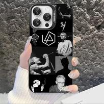L-Linkin Meteora P-Park Phone Case For IPhone 16 15 14 13 12 11 Pro Max X XR XSMAX 8 7 Plus Matte Shockproof Back Cover iPhone 14pro max black