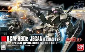 Bandai Gunpla modelis HGUC Jegan Ecoas Type RGM-89De 1/144 56833