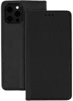 Telone „Smart Book MAGNET“ dėklas, skirtas „Xiaomi Redmi Note 10 Pro“ / „Note 10 Pro MAX“, juodos spalvos