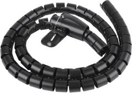 Maclean Cable organizer, black MCTV-898 B