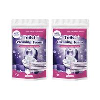 Lemon Scented Toilet Cleaner Foam 100g - Advanced Formula Removes Stains, Scale & Rust with Weekly Use, Powerful Clean. 200g gray