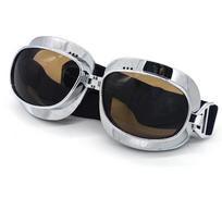 Mooreaxe Motorcycle Goggles Glasses Retro Pilot Steampunk Jet Helmet Goggles Mask Cycling Oculos Gafas Vintage Goggles gray