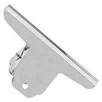 Large Bull Binder Clip 6.3in Wide Stainless Steel Strong Clamping Force Simple Large Hinge Clip for Drawing Office School white
