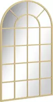 Homcom Sieninis veidrodis spintos veidrodis 110 x 62 cm aukso spalvos