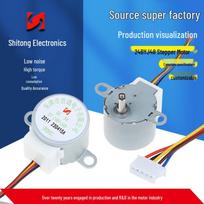 24BYJ48 Stepper Motor: Intelligently Monitors Stepless Forward and Reverse Rotation for Oxygen Concentrators 5V Stepper Motor 24BYJ48