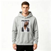 Men Pullover Hoodie Travis Scott Paper Magazine Cover Print Casual Long Sleeve Sweatshirt M pilka