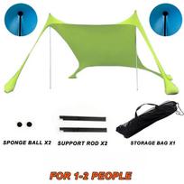 Xiaomi Sun Shelter Beach Tent Canopy Portable UV Protection Windproof Shade with Sandbags Poles Carry Bag for Outdoor Camping Fishing M 200x160x150cm žalia