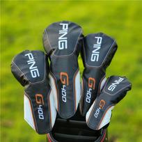 PING Golf Iron Cover Universal Golf Cart Cover Rod Cover Iron Cover Protective Cover(G4001 +3+5 + UT a total of four) black