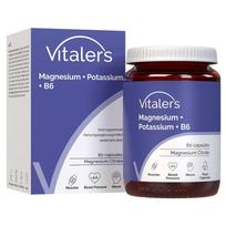 Vitaler's Magnis 100 mg + Kalis 150 mg + Vitaminas B6 6 mg - 60 kapsulės