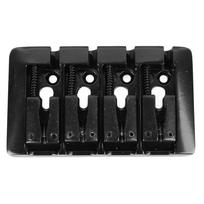 L formos bosinis tiltelis 4 stygų Didelio svorio metalinis elektrinio bosinio tilto priedas muzikos instrumentui juoda