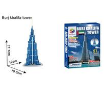 3D popieriniai galvosūkiai žaislai Londono Big Ben Dėlionė Laisvės statula Pasaulyje žinomo pastato konstrukcija 3D galvosūkis Vaikų gimtadienio dovana blue