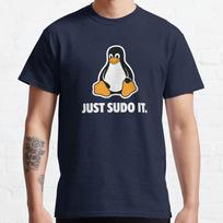 Linux Just Sudo it Funny Sysadmin Command Engineer T-Shirt for software developer large size tops Adult tee S-6XL 4XL black