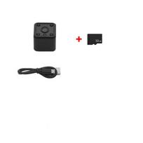 Kamera 1080P HD WIFI Nuotolinio stebėjimo Įmontuota baterija Naktinis matymas Išmaniojo namo saugumas 【A2】without base + 32G card juoda