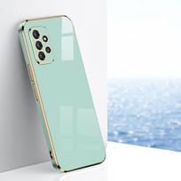 Prabangus dengtas dėklas Samsung Galaxy A54 A53 A55 A52 A34 A32 A72 A73 A23 A24 A33 A22 5G M32 A52S A71 A51 silikoninis telefono dangtelis A14 5G žalia