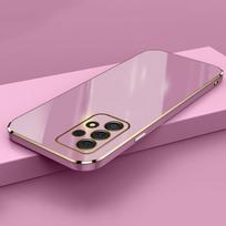 Prabangus dengtas dėklas Samsung Galaxy A54 A53 A55 A52 A34 A32 A72 A73 A23 A24 A33 A22 5G M32 A52S A71 A51 silikoninis telefono dangtelis M32 (4G) rožinė