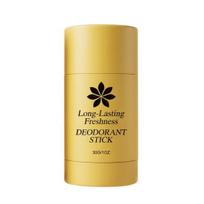 Natural Deodorant for Men & Women, Deodorant Cream for Sensitive Skin, Freshness Natural Plant Extracts Rotating Stick Design Portable Deodorant 30g beige