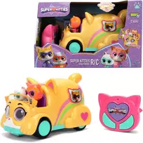 Jada Toys Nuotolinio valdymo automobilis RC Basic Car su Ginny ir Bitsy, šviesa ir garsu Superkitties