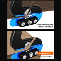 Edges Banding Cutter with U Shaped Trimmer Dual Offset Bearings Woodworking Hand Trimming Tool for Box PVC ACP Melamine Laminate Board