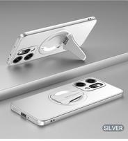For Oppo Reno 13 14 Reno13 Reno14 Pro Case Magnetic Suction Metallic Colors Spacecraft Style Kickstand Soft Plating Cover Shell OPPO Reno13 Pro