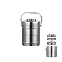 3 Layer Thermos Food Container Large Capacity Thermal Pot Insulated Lunch Box  Picnic 1.9L