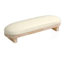 PU Leather Manicure Hand Pillow Wood Stand Nail Hand Holder Stable Nail Arm Rest  Nail Art