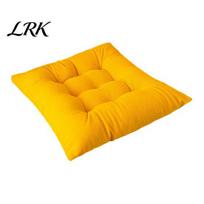 Tatami Seating Mat Corduroy Chair Cushion with Ties, Soft Square Seat Pad, Non-Slip Decorative Bay Window Warm Pad for Reading Nook Floor, Office 40x40cm J