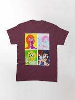 John Lennon Beatles Ringo, Paul, George, John Classic T-Shirt L white