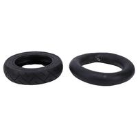 10X2.125 Padangos ir kameros komplektas Guminė 10X2.125 padanga 10X2.0 kamera elektriniam paspirtukui black