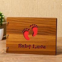 Diy 10inch Highgrade Wood Carved Album Wood Album Baby Life Album Creative Gift