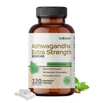 Ashwagandha Capsules Balincer, 3000mg Extra Strength,120 Vegetarian Capsules Dietary Supplement