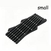 Car Rear Trunk Dog Divider Fence Adjustable Retractable Ventilated Plastic Mesh Pet Safety Barrier For SUV Minivan Road Trip black