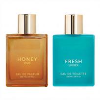 Fresh & Honey Eau De Parfum 100ml Pack of 2 | Fresh & Sweet Fragrance | Elegant Perfume Set | Pleasant Long-Lasting Scent | Daily & Occasion Wear M