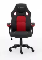 Raptor Gaming 437764 žaidimų kėdė Fotelis žaidėjui Apmuštas sėdynė Juoda, Raudona