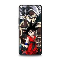 Dragon Ball Z Super Saiyan dėklas Realme XT GT Master Neo 2 5G X7 X50 Pro telefonams, minkštas TPU galinis dangtelis Oppo A7 A9 2020 telefonams Oppo A7 black
