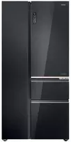 Šaldytuvas Haier S+ 4D 7 No Frost 601 L aukštis 190 cm juodas - SBS šaldytuvas (HSPR79F19DNGG)