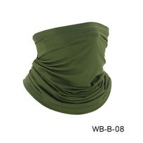 Neck Gaiter Bandana Face Mask for Outdoor Hunting Shooting Solid Military Tactical Breathable Airsoft EMA gray