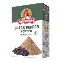 MDH Kali Mirch Black Pepper Powder 100g Pack of 1 | Aromatic Spice for Cooking and Seasoning gray