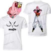 Dragon Ball Majin Buu Oversized Tshirt for Men Summer Hip Hop Fashion Quick Dry Tops Cool Harajuku Style Women Clothes Tees L pink