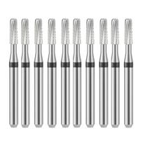 10 vnt. Dantų volframo karbido freza FG1957 FG1958 1 6 mm Metalui pjauti didelio greičio rankiniam instrumentui gray