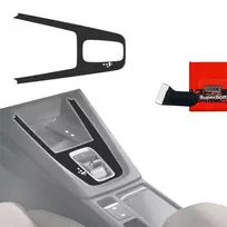 GrizzGlass Plėvelė vidaus apdailai PianoSkin Juodas Matte, skirta Skoda Octavia 4 DSG (2020-2026) (GRZ19714)
