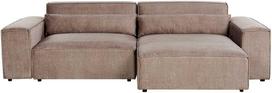 Beliani Trivietė modulinė kampinė sofa HELLNAR, šviesiai ruda, kairinė