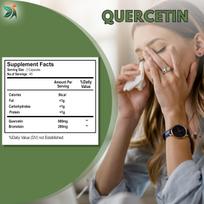 Vedapulse Quercetin 1000mg with Bromelain | 90 Veg Capsules | Health Supplement for Immune Support