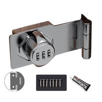 Cabinet Lock Keyless-Hidden File Drawer Wardrobe Lock Cabinet Password Lock Furniture Privacy Lock Office Non-punching sidabras