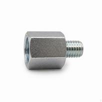 Hex Adapter with Female and Metric 10 Male Threads Hexagonal MaletoFemale Thread