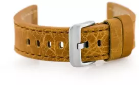 Pacific Odinis laikrodžio dirželis W48 - PREMIUM - kamelinės spalvos - 22 mm
