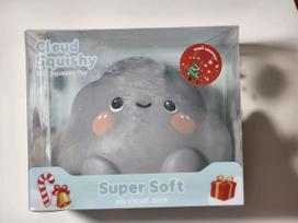 Naujas Mielas Debesėlis Squishy Fidget Žaislas Minkštas Streso Atsipalaidavimo Žaislas Keturių Spalvų Debesėlis Anti-Nerimo Suspaudimas
