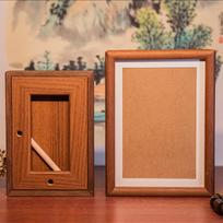 Walnut Solid Wood Photo Frame with Mortise and Tenon Craftsmanship and Rounded Corners for Tabletop Display Solid wood tenon and mortise