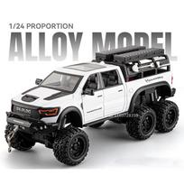 1:24 Land Cruiser LC79 Mammoth Model Toy Off-road Cars Alloy Diecast Doors Opened Sound Light Pull Back Edutainment Car Toys