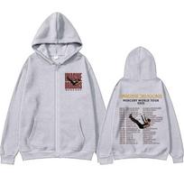 Imagine Dragons Loom Tour Graphic Zipper Hoodies Men Women 2XL white